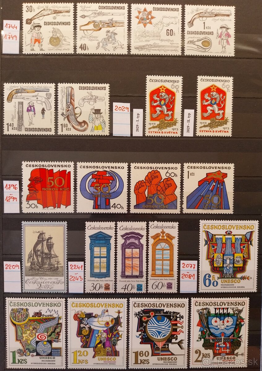 Známky ČSR – 3 - 6