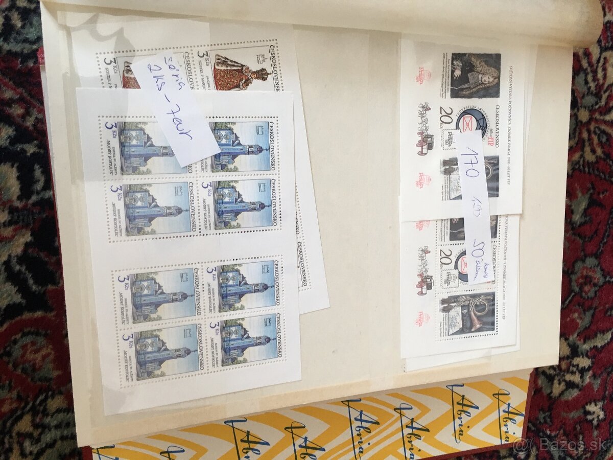 Predám tieto aršíky z Československa - 6