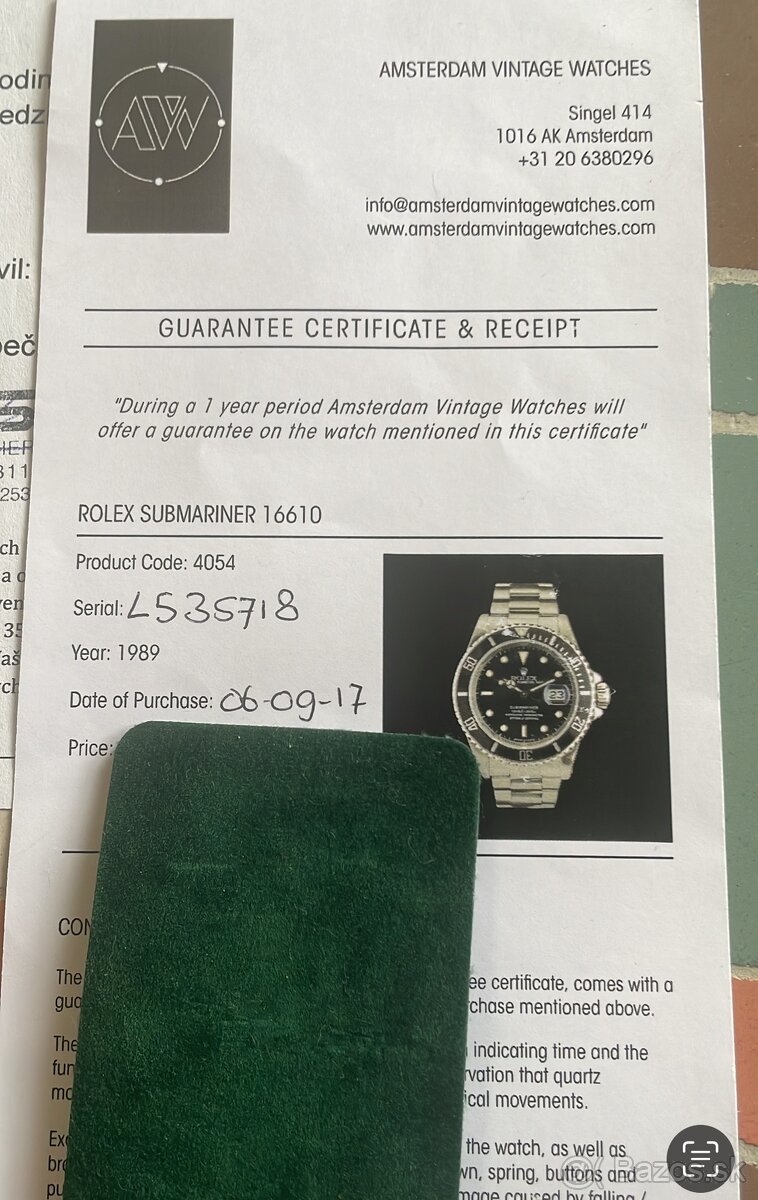 Rolex submariner ref.n. 16610 - 6