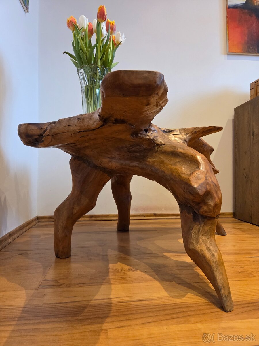 Masívny koreňový stolík - 6