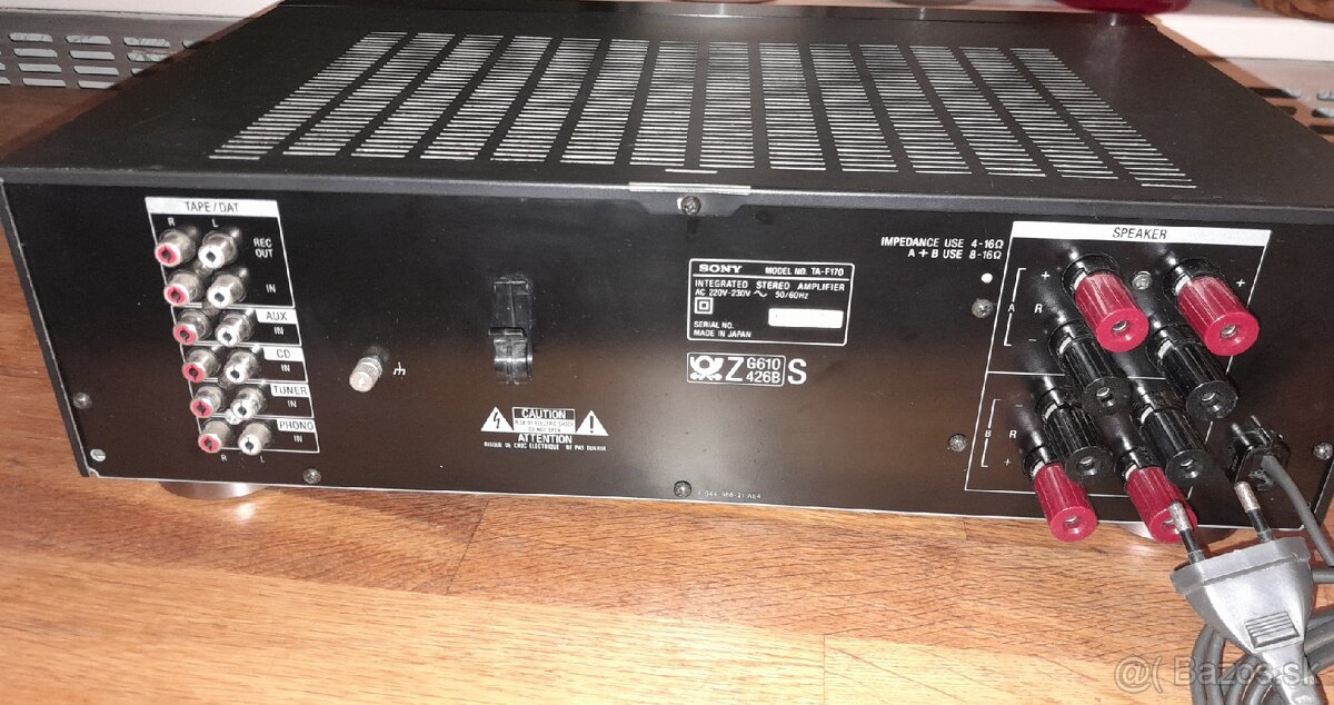 Zosilňovač SONY TA-F170 - 6