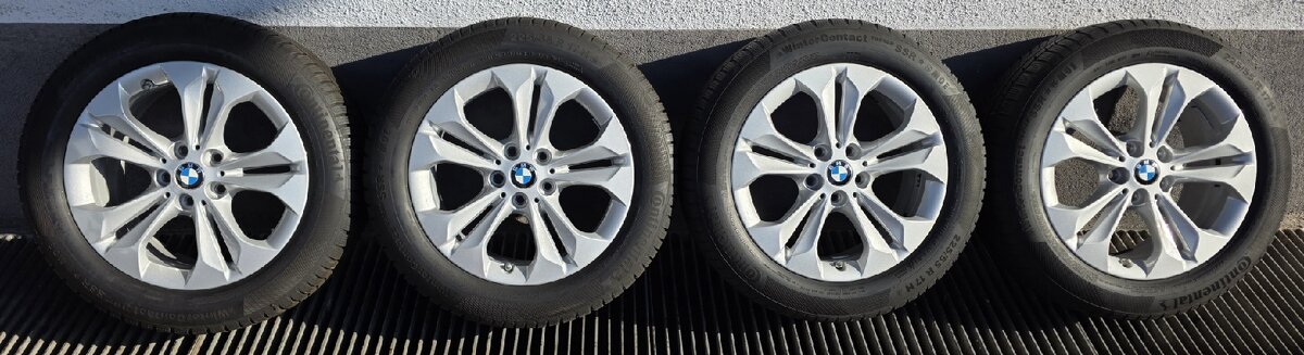 225/55R17 zimné pneu+disky BMW Double-Spoke 564-reflexsilver - 6