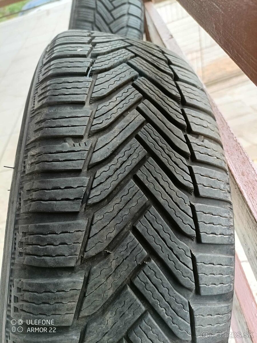 Predám zimné kolesá 5x112 , 195/65 r15 - 6