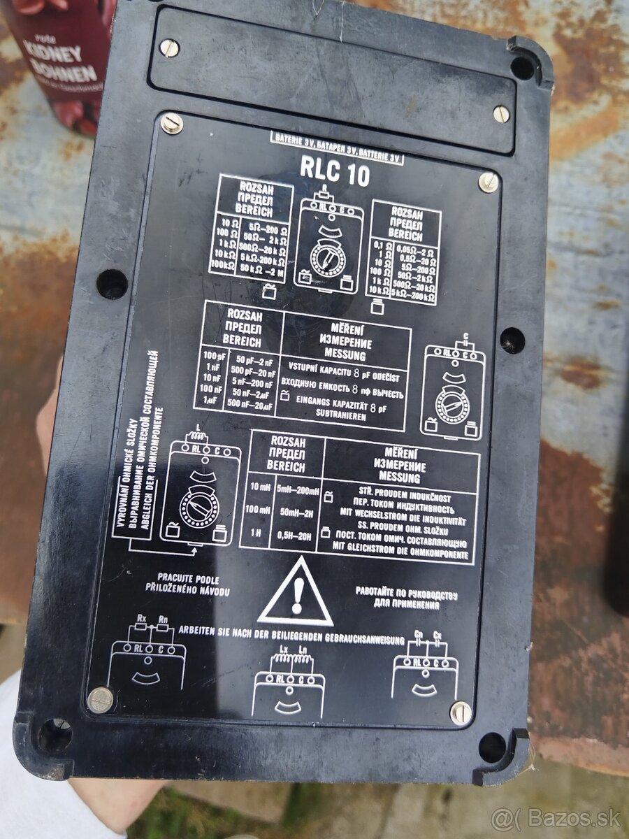 Meracie prístroje, Ohm meter, Voltmeter RLC 10, DU 20 - 6