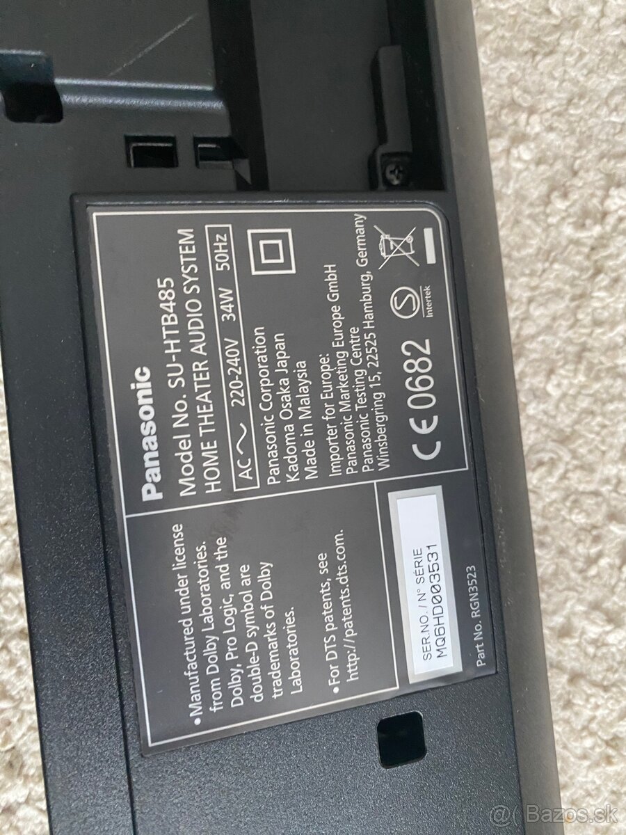 Domace kino panasonic + bezdrotovy subwoofer - 6