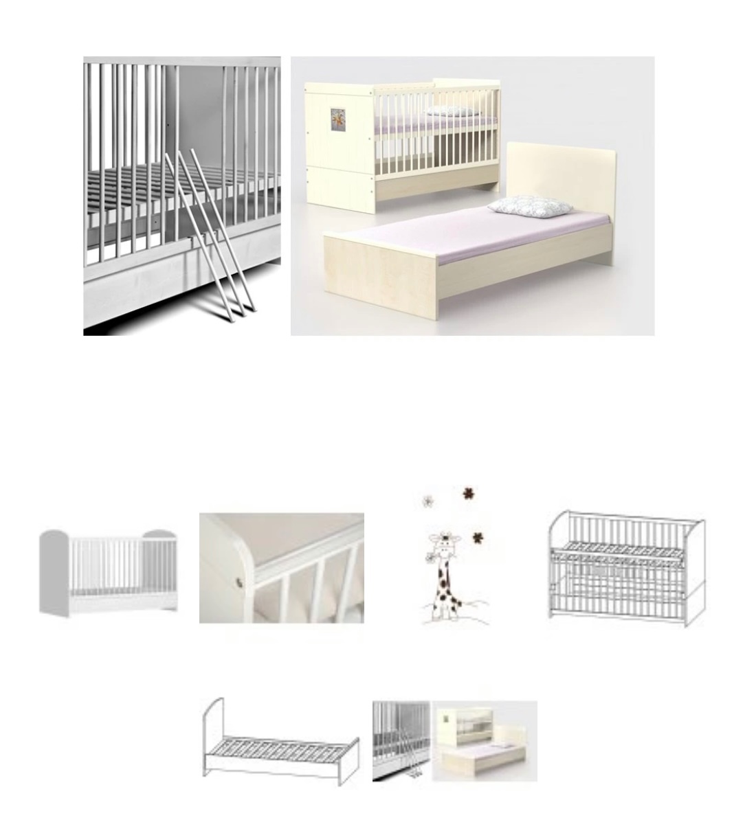 Detská postielka variabilná 70x140cm - 6