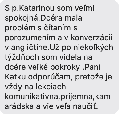 Doučovanie anglického jazyka - 6