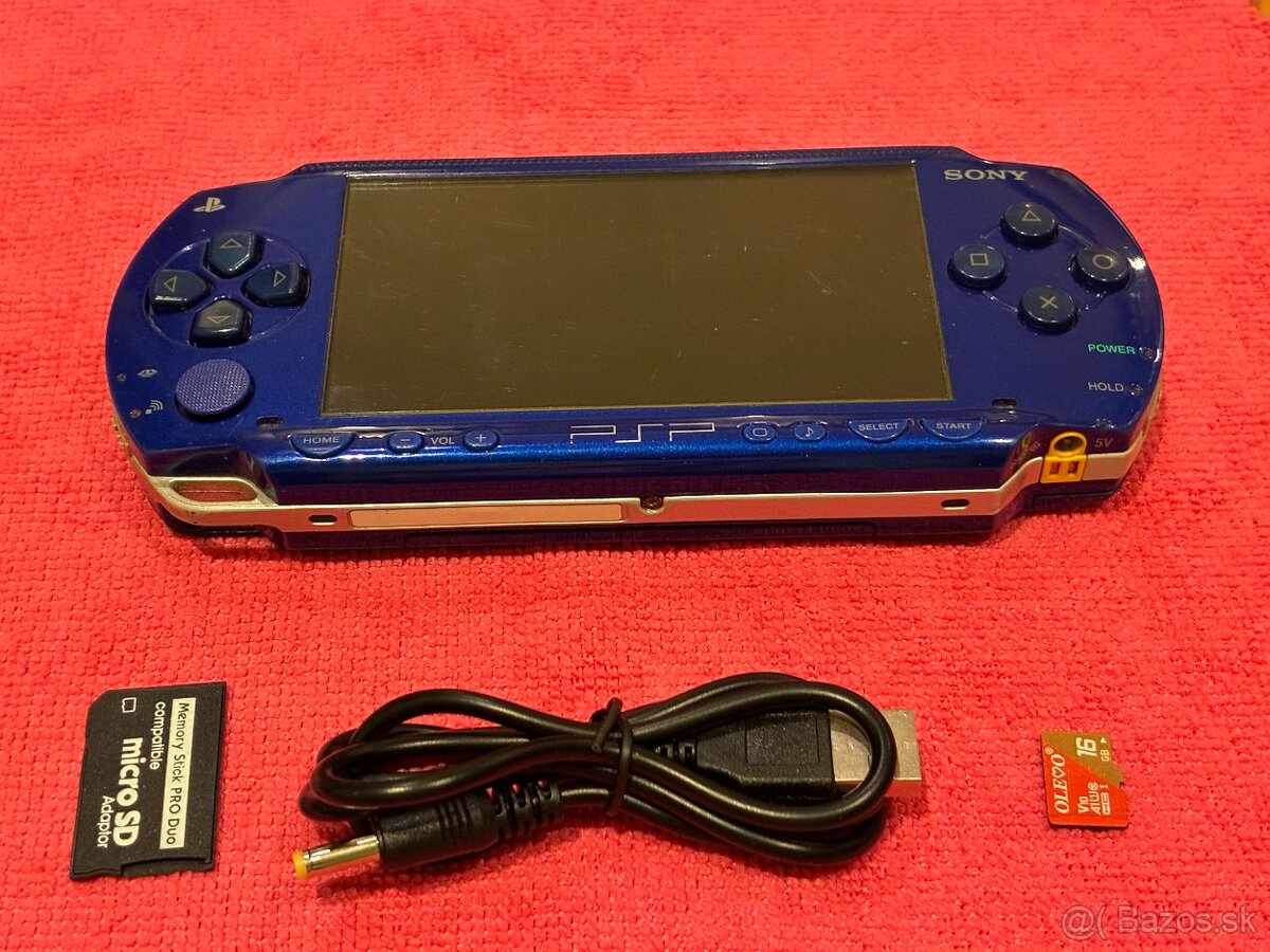 PSP 1000 tmavo modre - 6