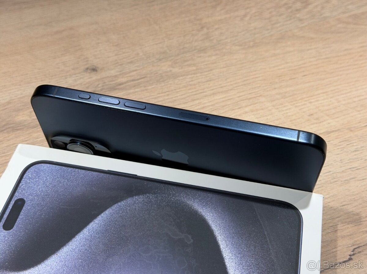 Predám iPhone 15 Pro Max 256 GB, Titanium Blue - 6