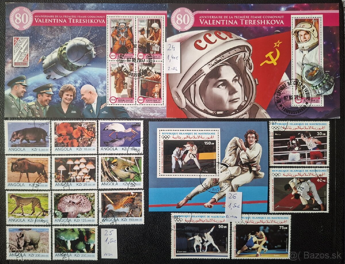 Postove znamky 5 (91poloziek) - 6