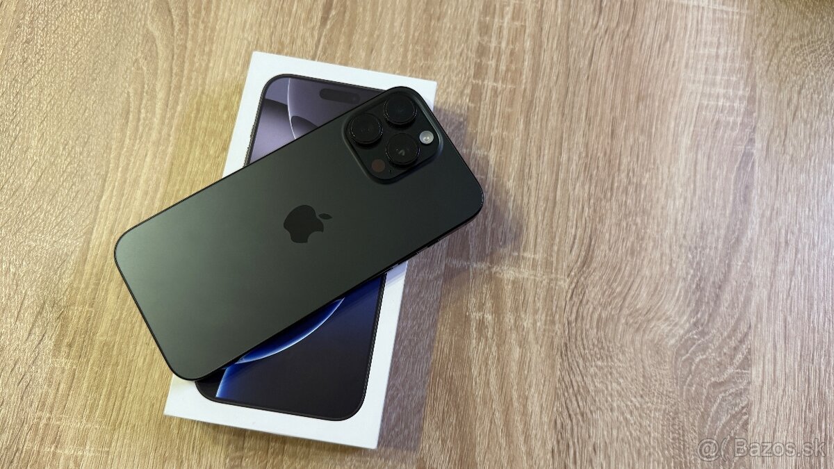 Vymenim predam iPhone 16 Pro Max Black Titanium - 6