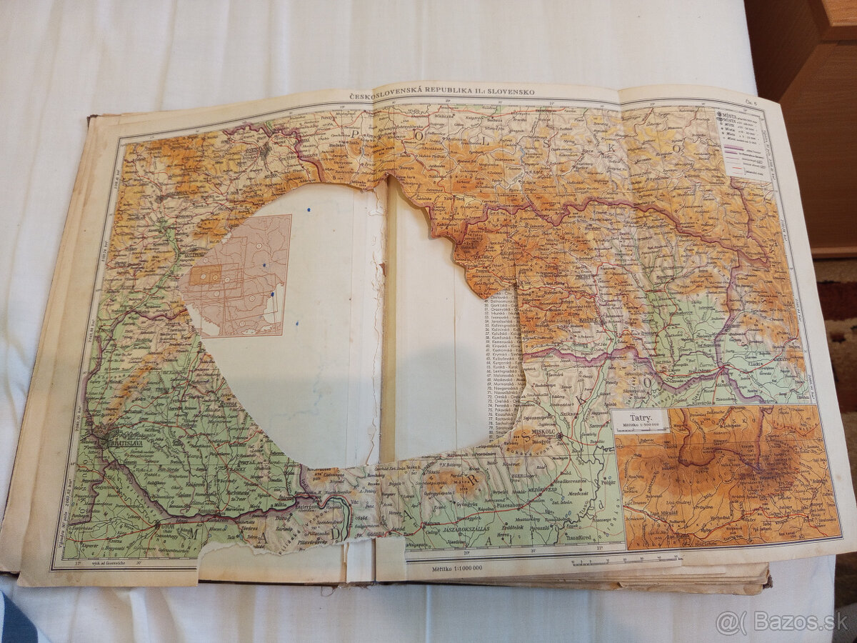 predám Školský zemepisný atlas - 6