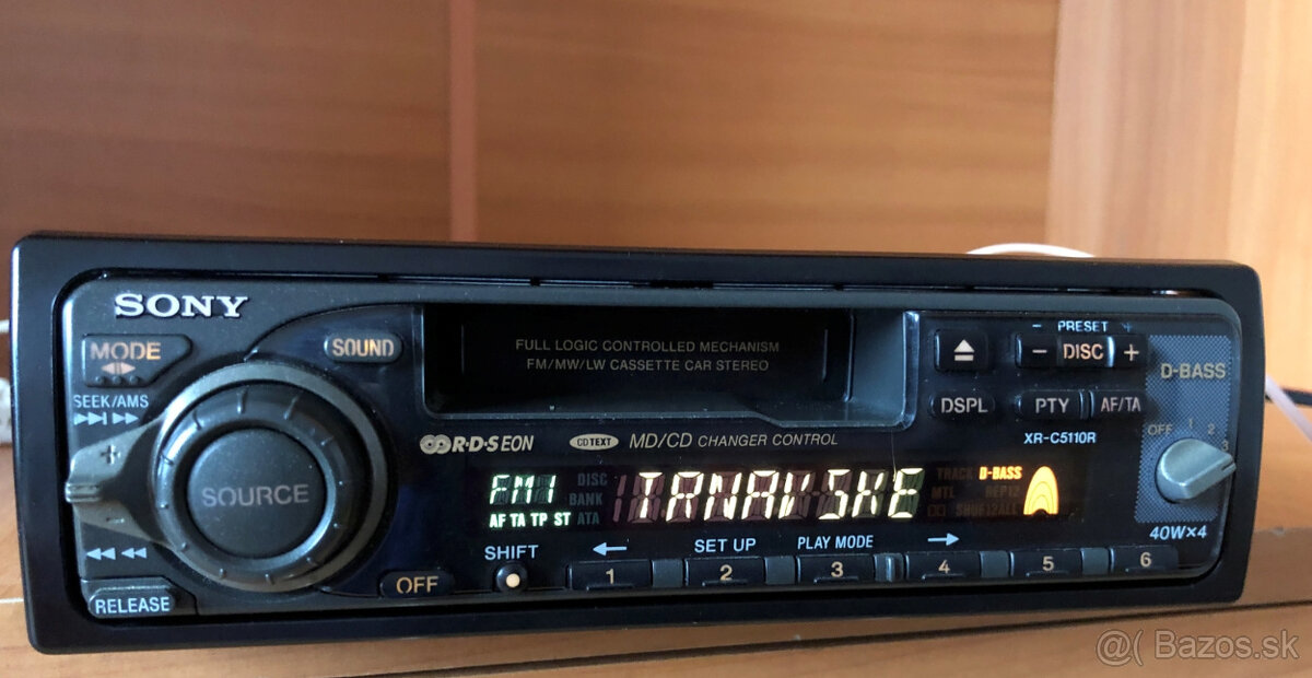 zachovale SONY XR-C5110R - - 6