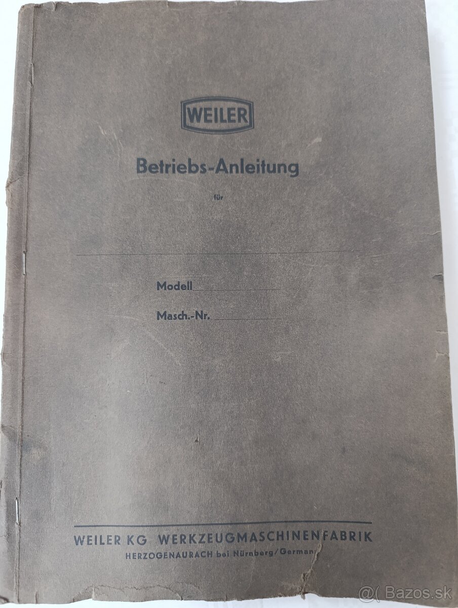 Sústruh Weiler LZD 220 - 6