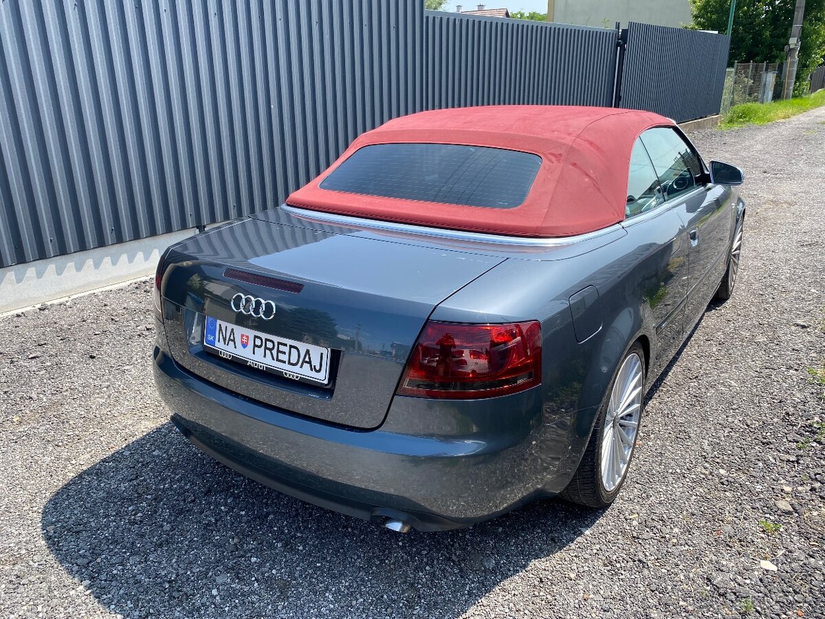 Audi A4 Cabrio 2.0TDi 100kw Kabriolet, Rok výroby 2007 - 6