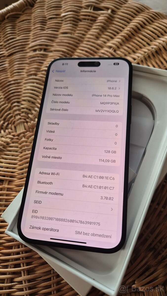 Apple Iphone 14 pro MAX 128gb, 84% batéria - 6