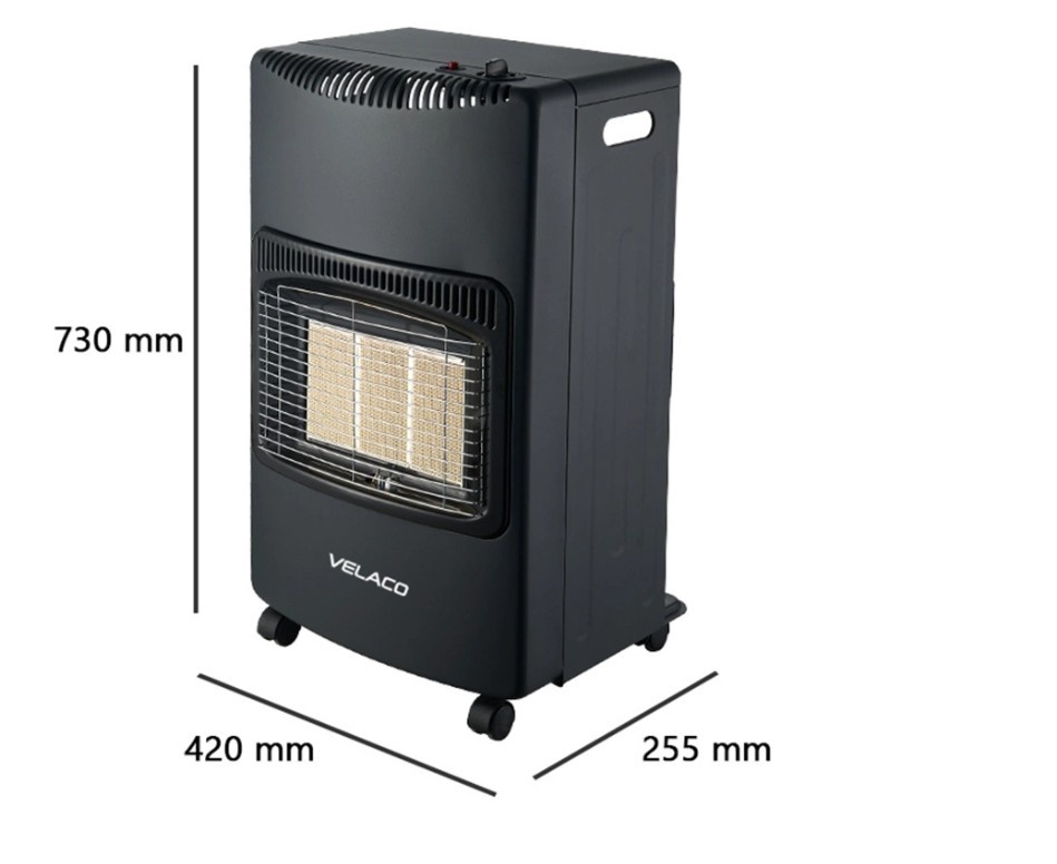 plynový ohrievač 4200W, 4,2kW - 6