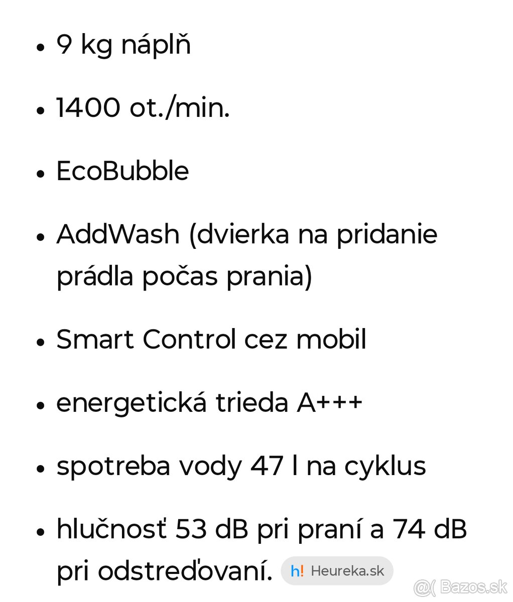 SAMSUNG 9kg eco bubble, add wash - 6