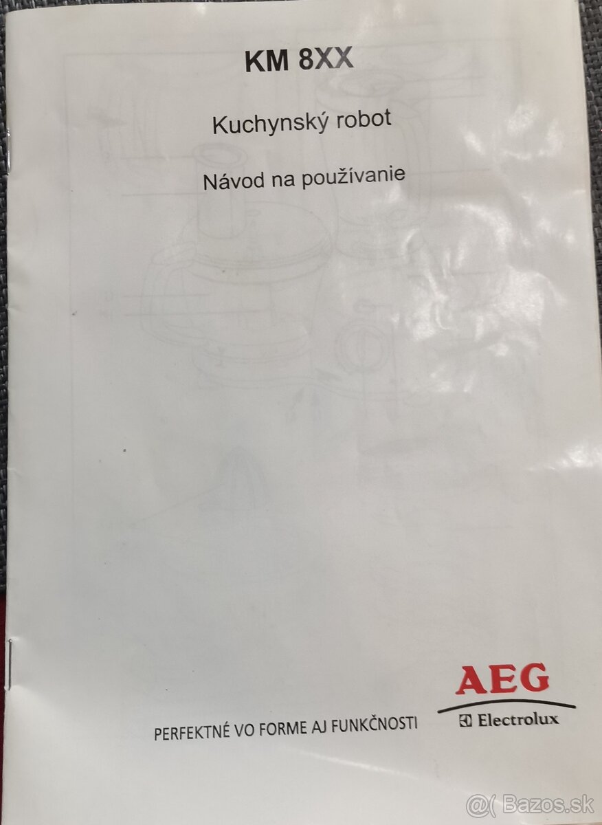 Kuchynsky robot AEG KM8XX - 6