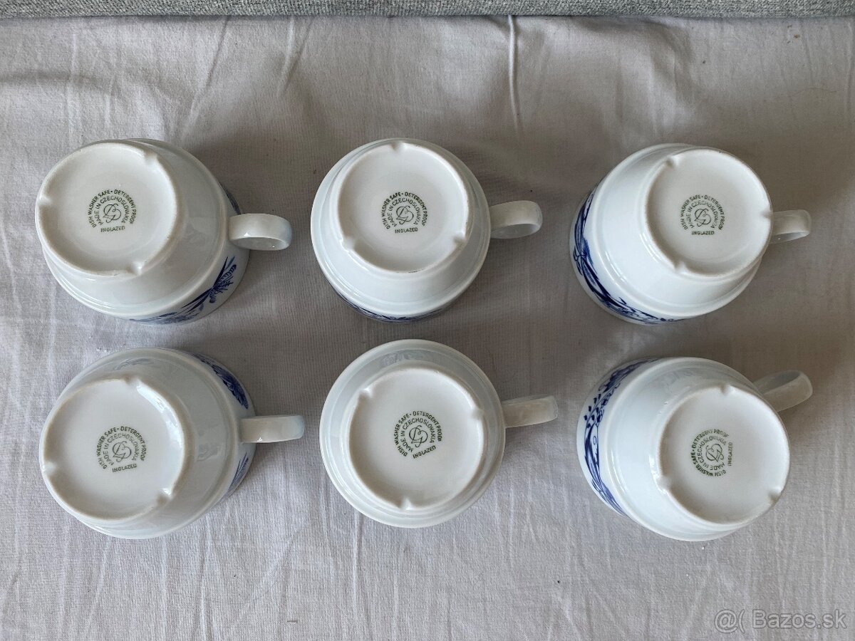 Gastro šálky na kávu vzor cibuliak - 6