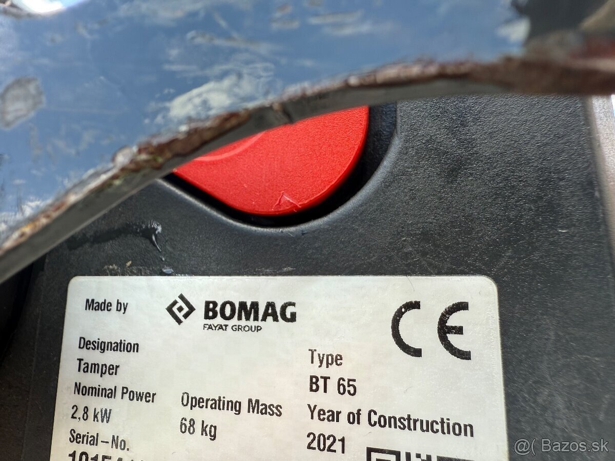 Vibračný pech BOMAG BT 65 HONDA - 6