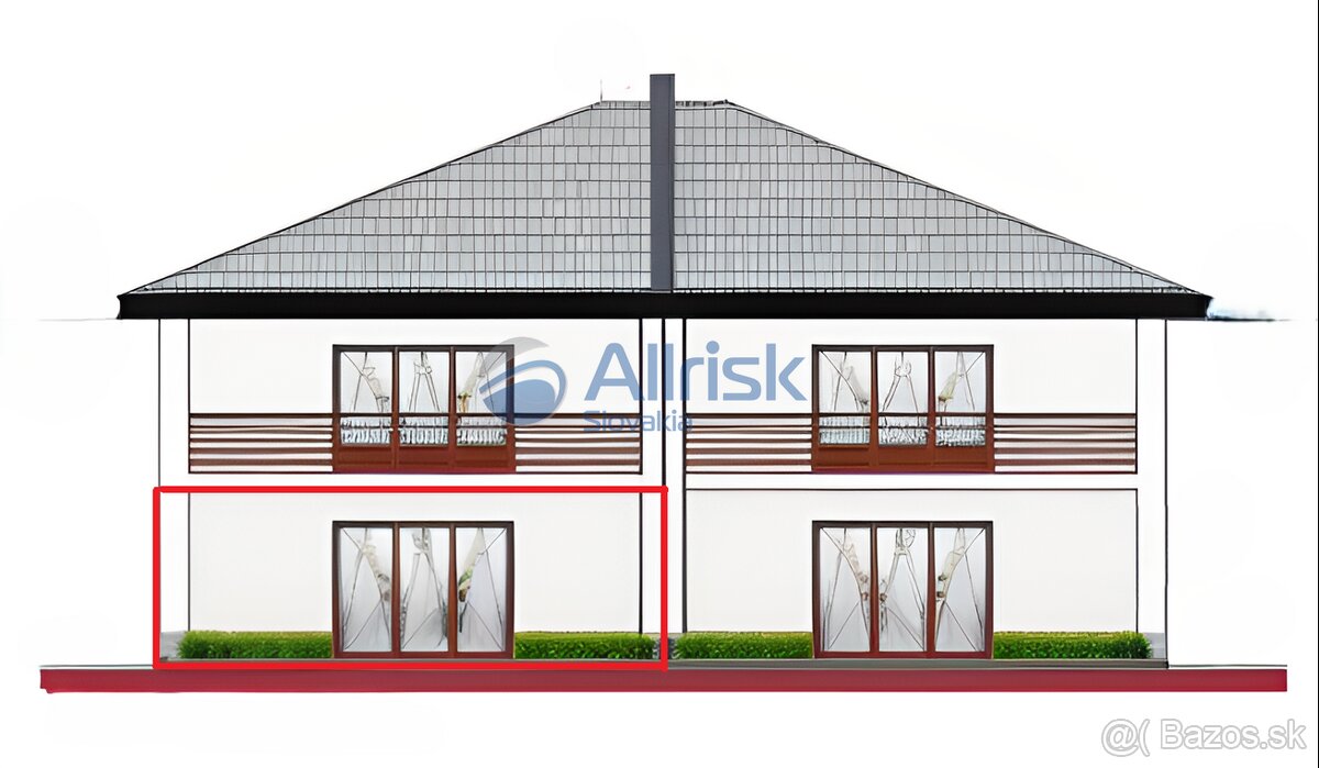 Rezervovaný - Moderný 3. izb byt s terasou a pozemkom na Red - 6