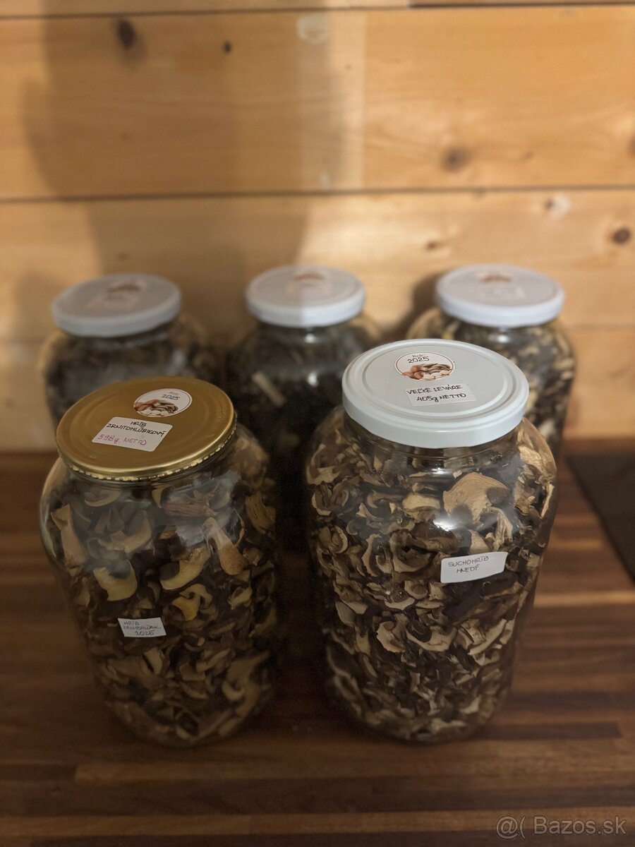 sušené hríby / huby , Suchohríb hnedý a Kozák Topoľový - 6
