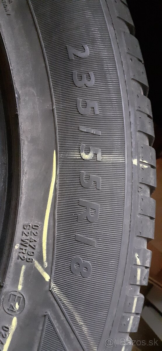 zimne pneu Dunlop 235/55 R18 - 6