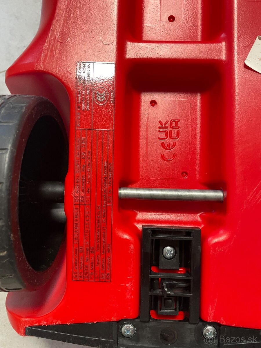 Odrážadlo Audi quatro cervené - 6