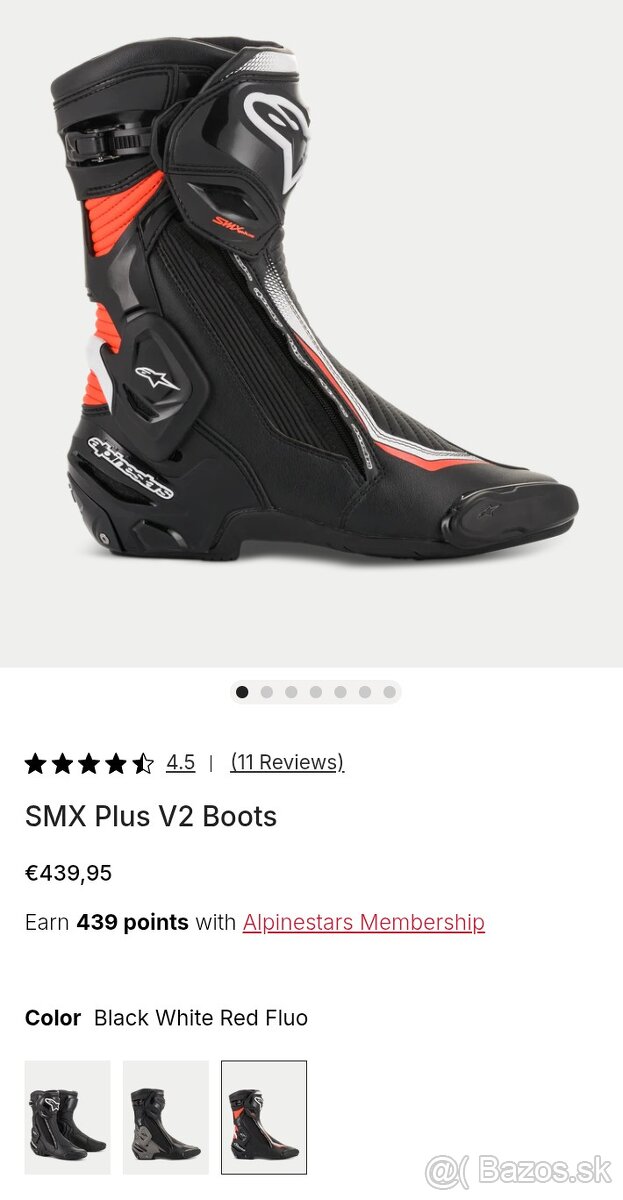 velkost 40 ALPINESTARS SMX Plus V2 - 6