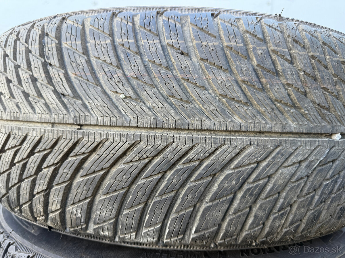 PREDÁM sadu 17" AL disky Mercedes-Benz +zimné pneu MICHELIN - 6