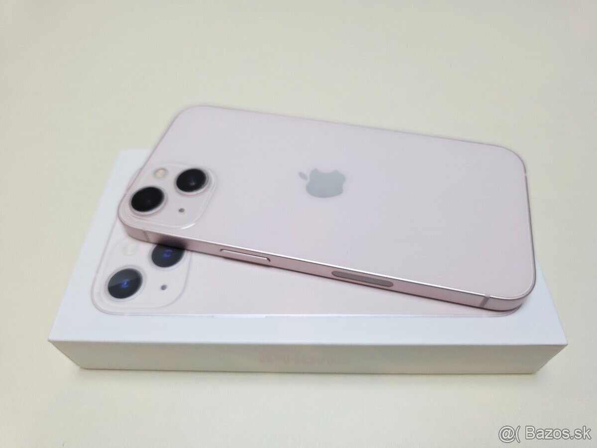 APPLE IPHONE 13 128GB PINK,ZDRAVIE BATERKY 100% - 6