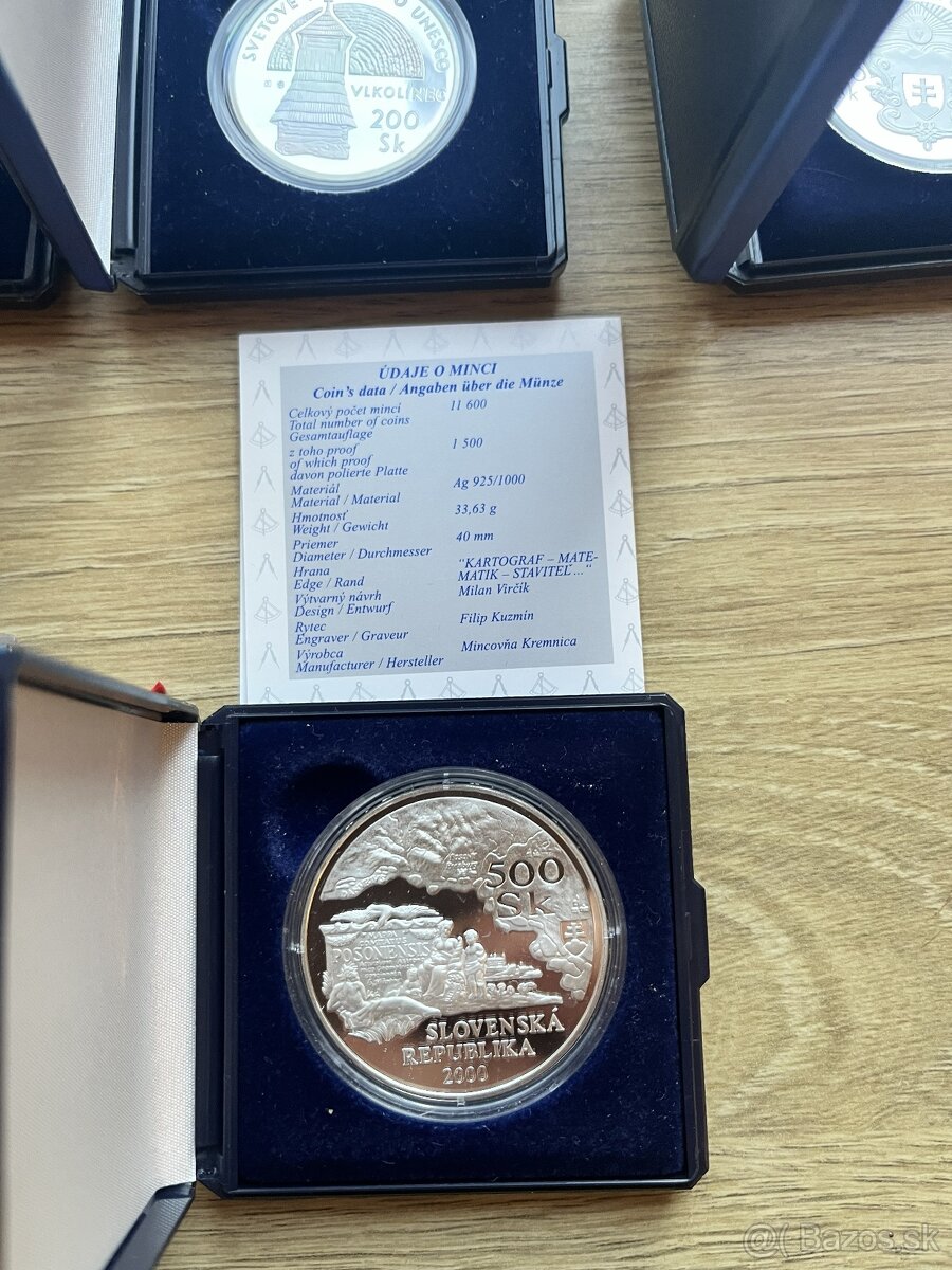 Strieborne mince SK - 6