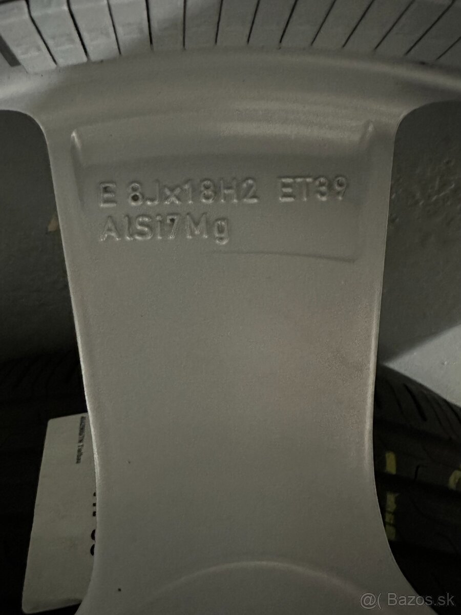 5x112 R18 AUDI Original komplety - Letné - 6