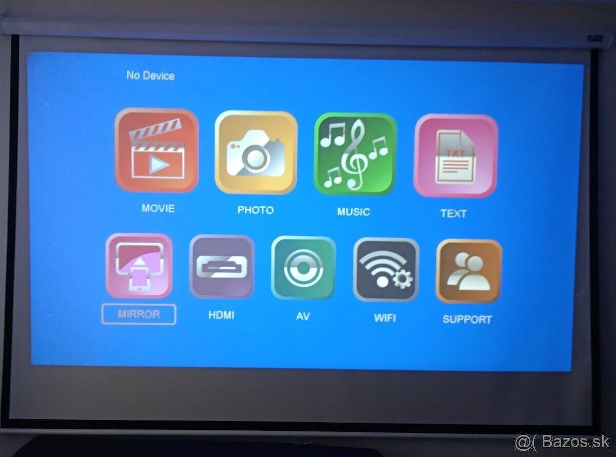 Wifi LED projektor s 4K UHD - 6