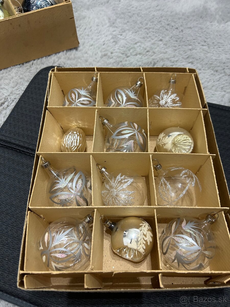 Retro gule sklo fúkané - 6