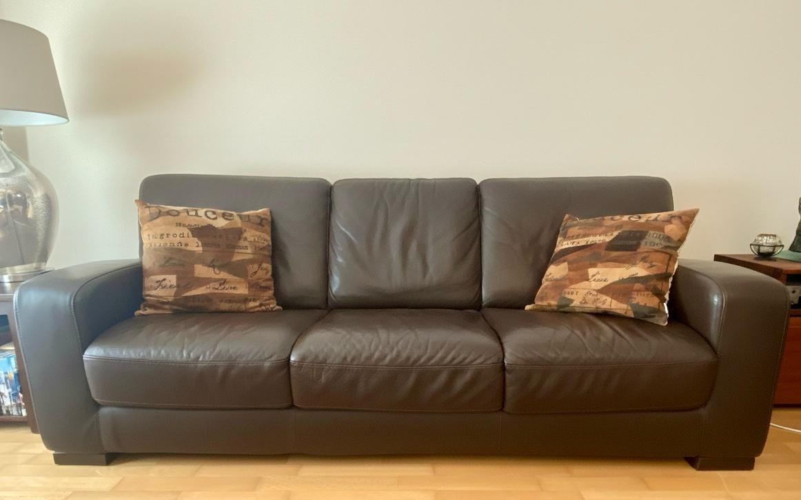 Sedačka talianska, koža, 3 + 2 - 6