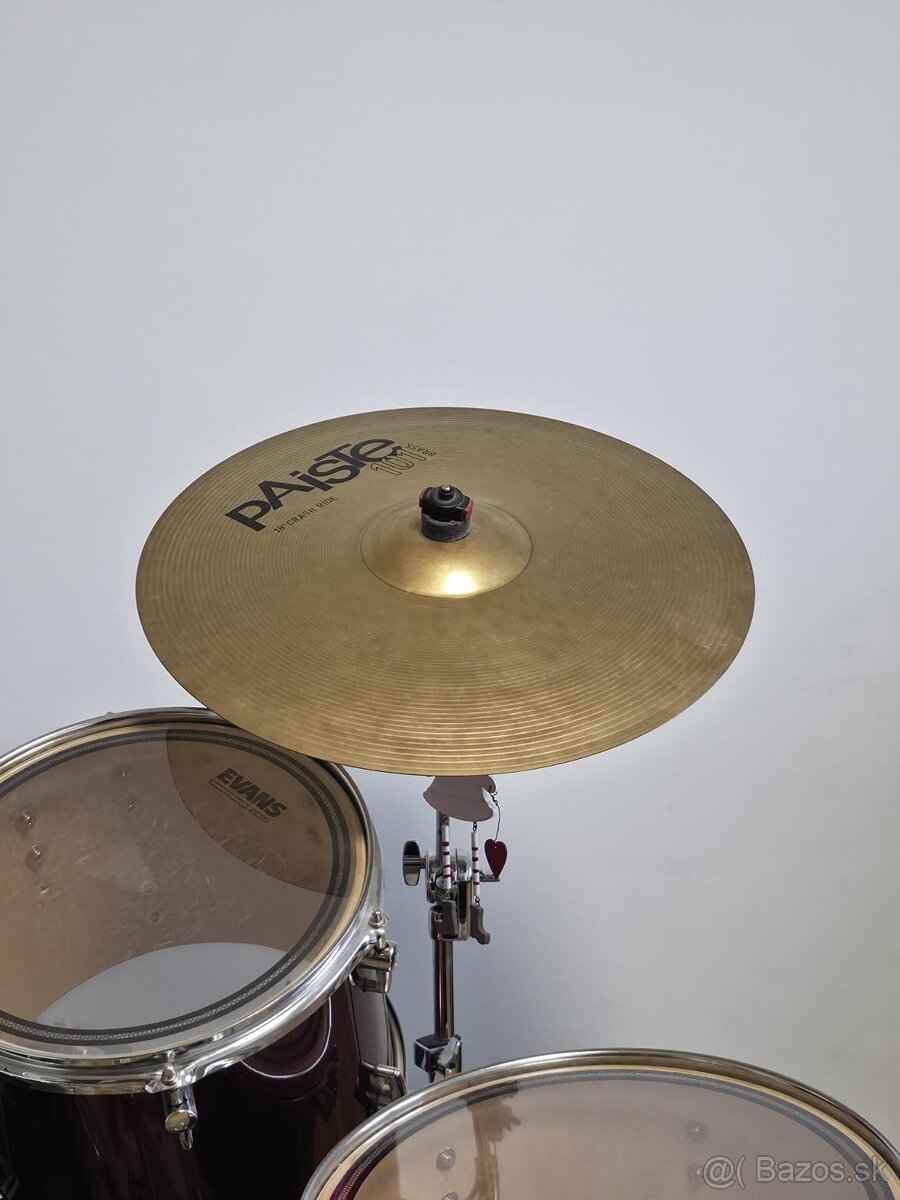 Predám kompletnú sadu bicích Sonor Smart Force (Wine Red ) - 6