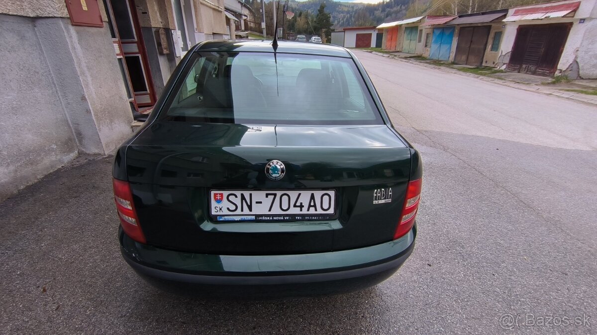Škoda Fabia Sedan 1.4 mpi 2002 - 6