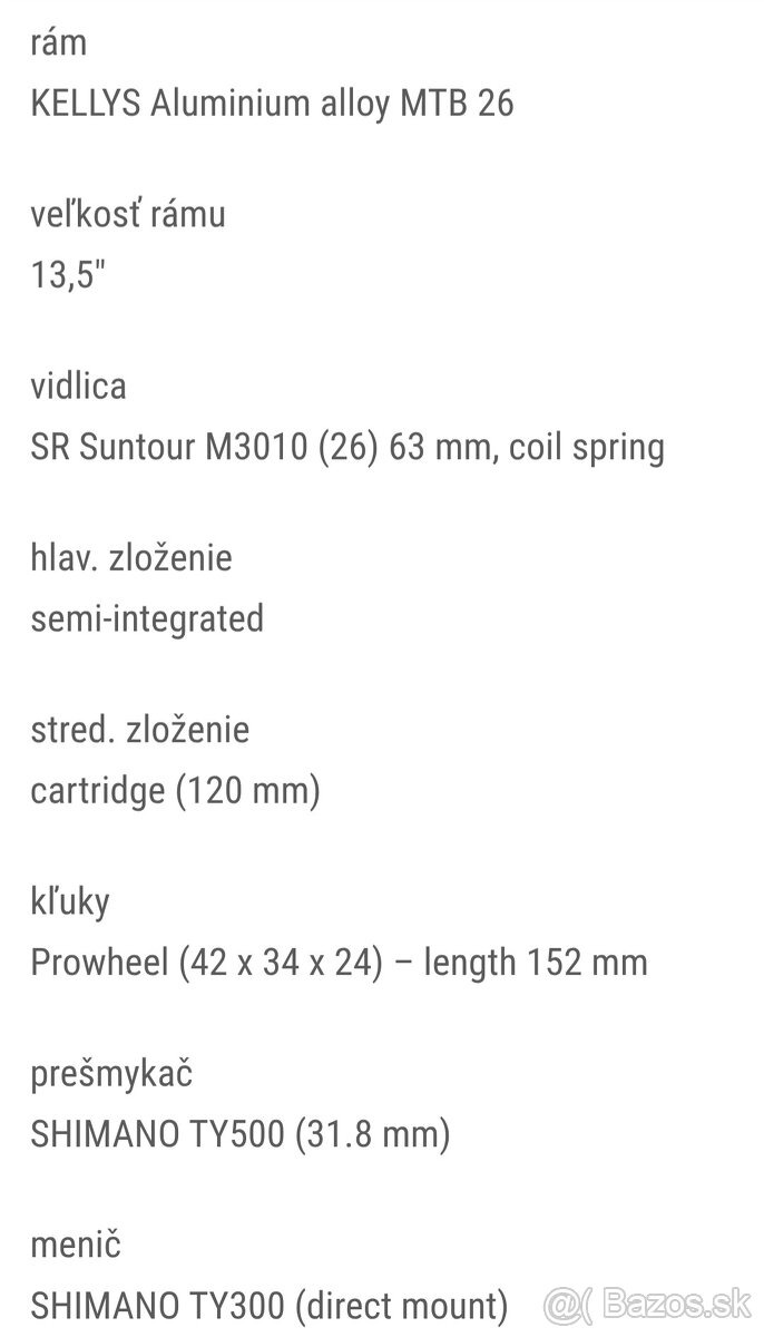 Kellys Naga 7o 26" - 6