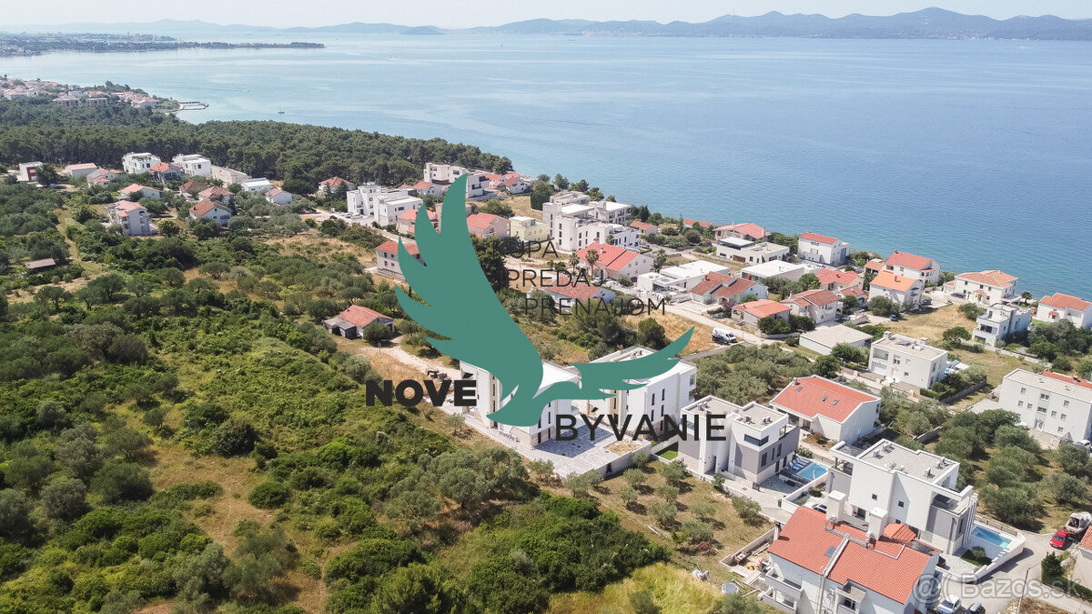 Novostavba apartmán s výhľadom na more, 150m od mora v Chorv - 6