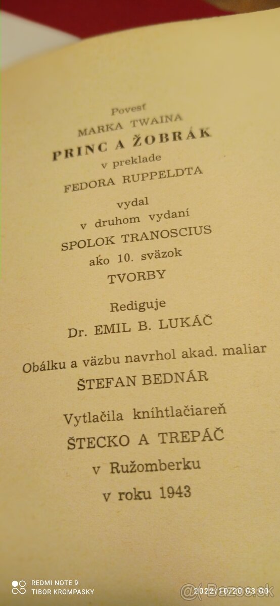 Mark Twain: Princ a žobrák - 6