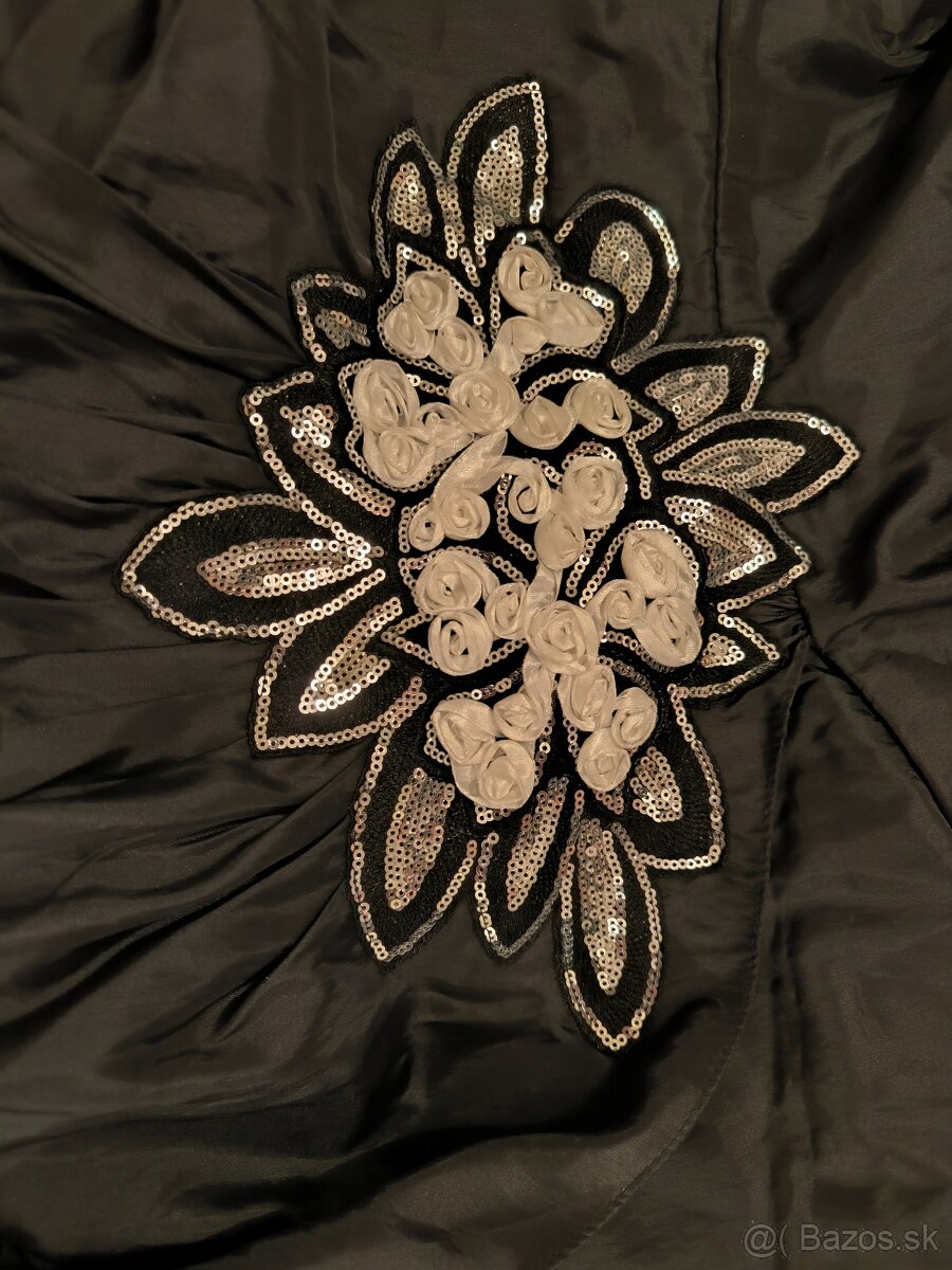 čierne večerné šaty - 6