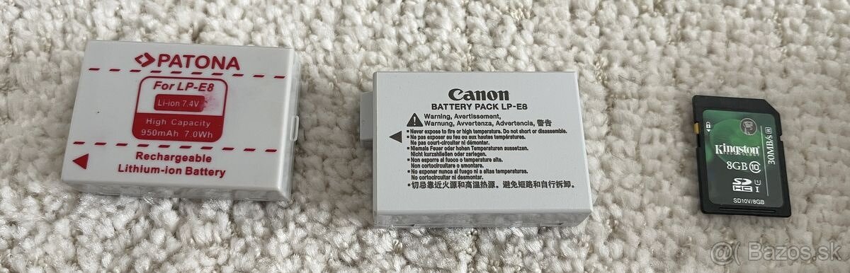 Canon EOS 550D + 2x objektív, blesk, brašňa, ... - 6