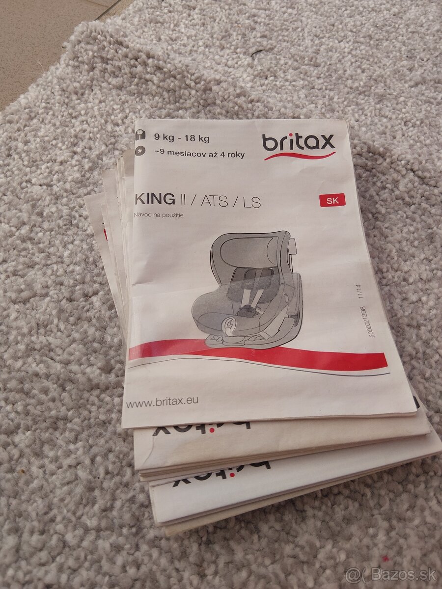 Autosedačka Britax Romer King Ii 9-18kg - 6