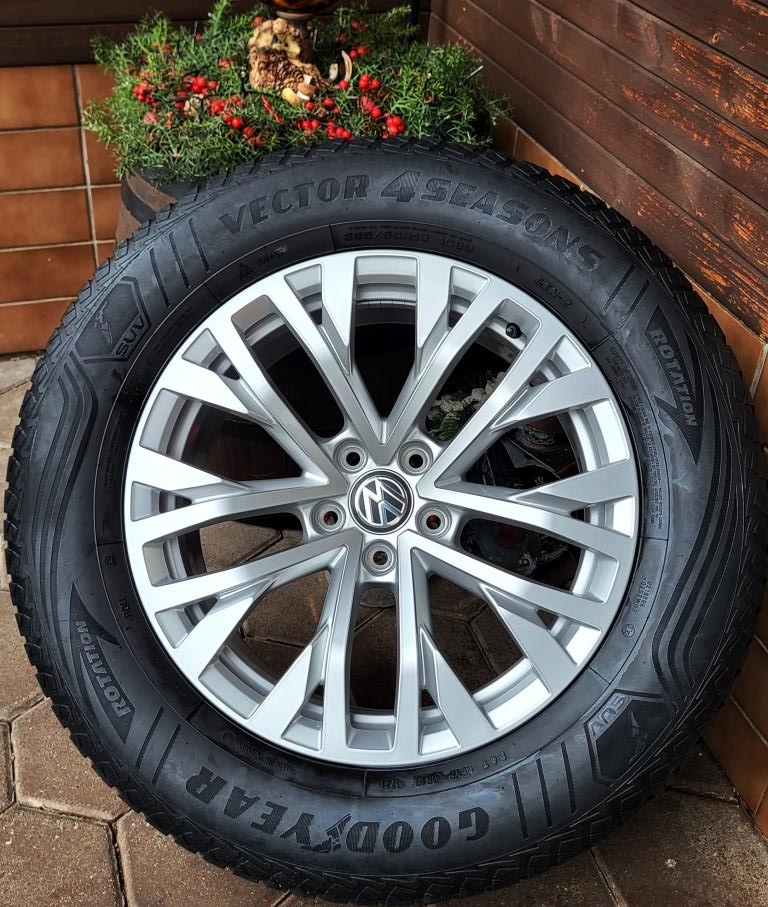 Alu R18 5x112 orig. VW Touareg, Audi Q7 + zimné 255/60 R18 - 6