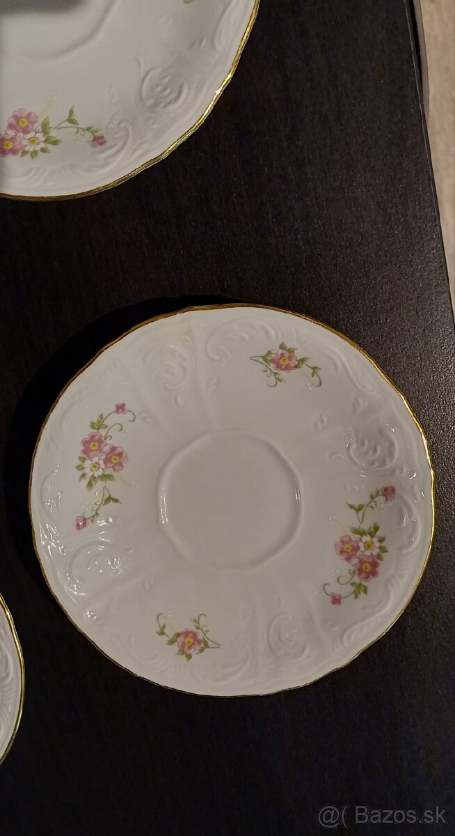 Podšálky retro porcelánové - 6