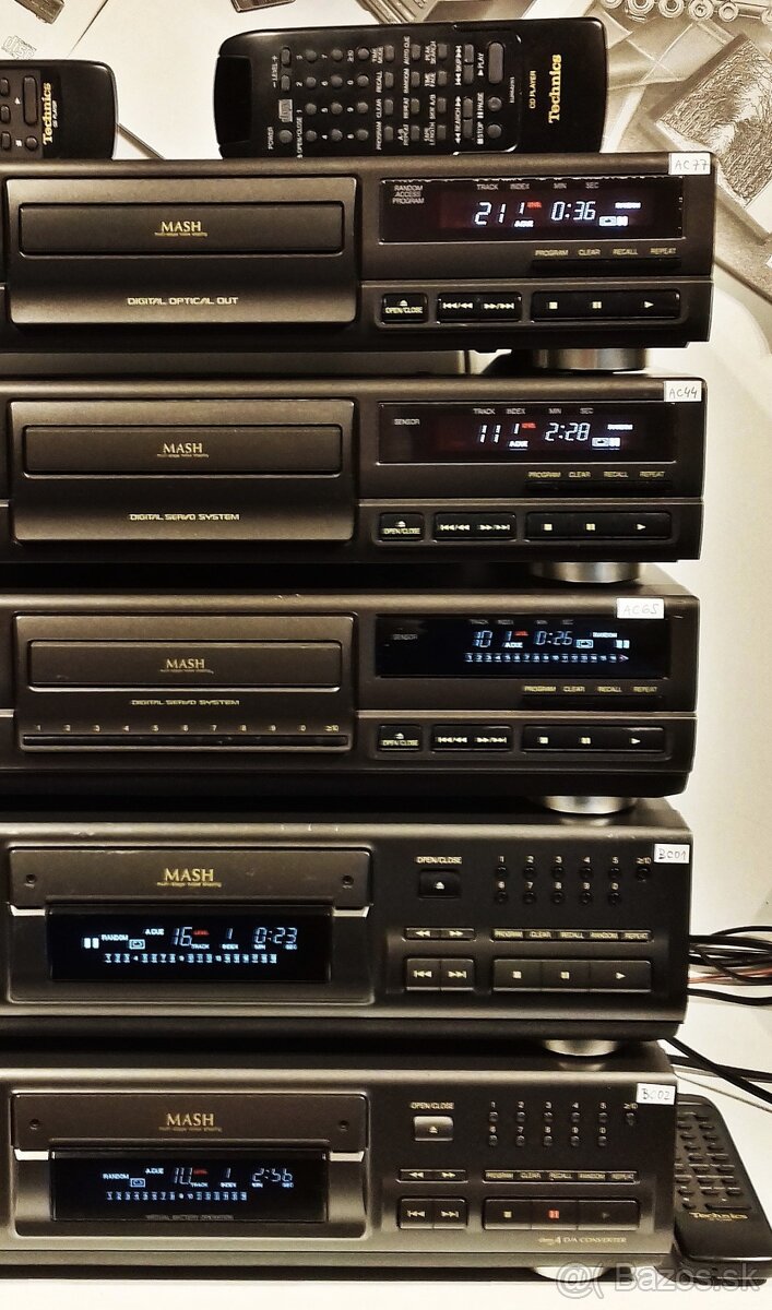 Seria CD prehravac TECHNICS moznost ovladat s DO, MASH = Cd4 - 6