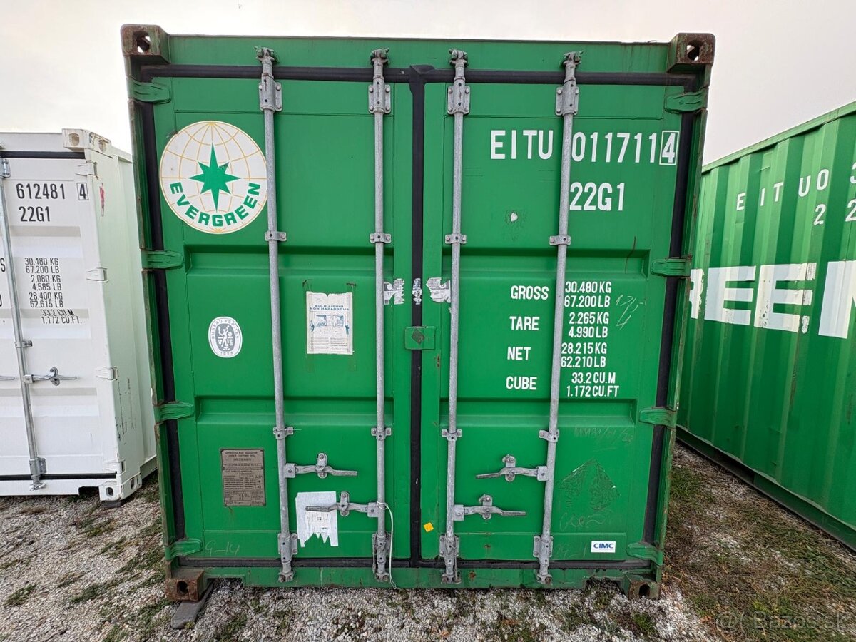 Predám lodný/skladový kontajner 20ft - 6m - 6