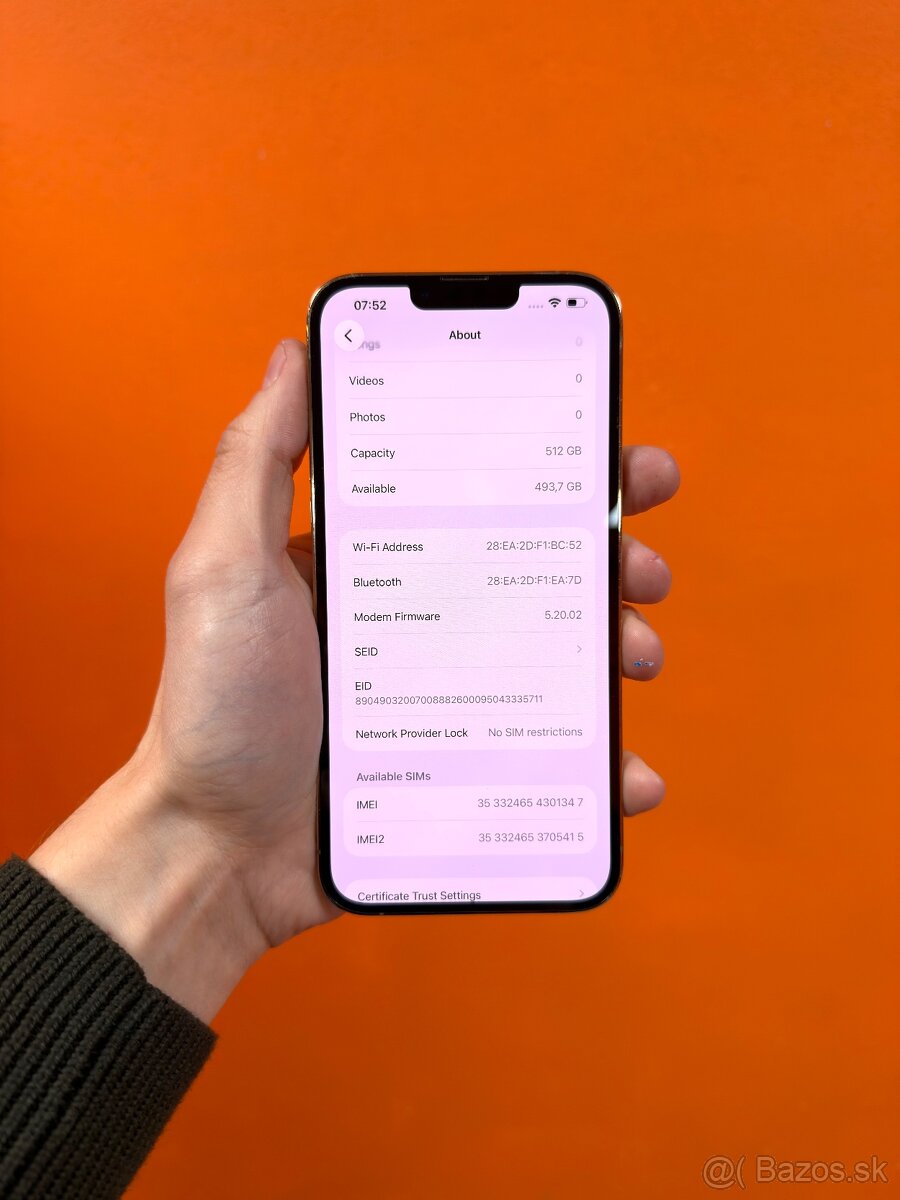 Apple iPhone 13 Pro Max 512gb GOLD - TOP STAV - 6